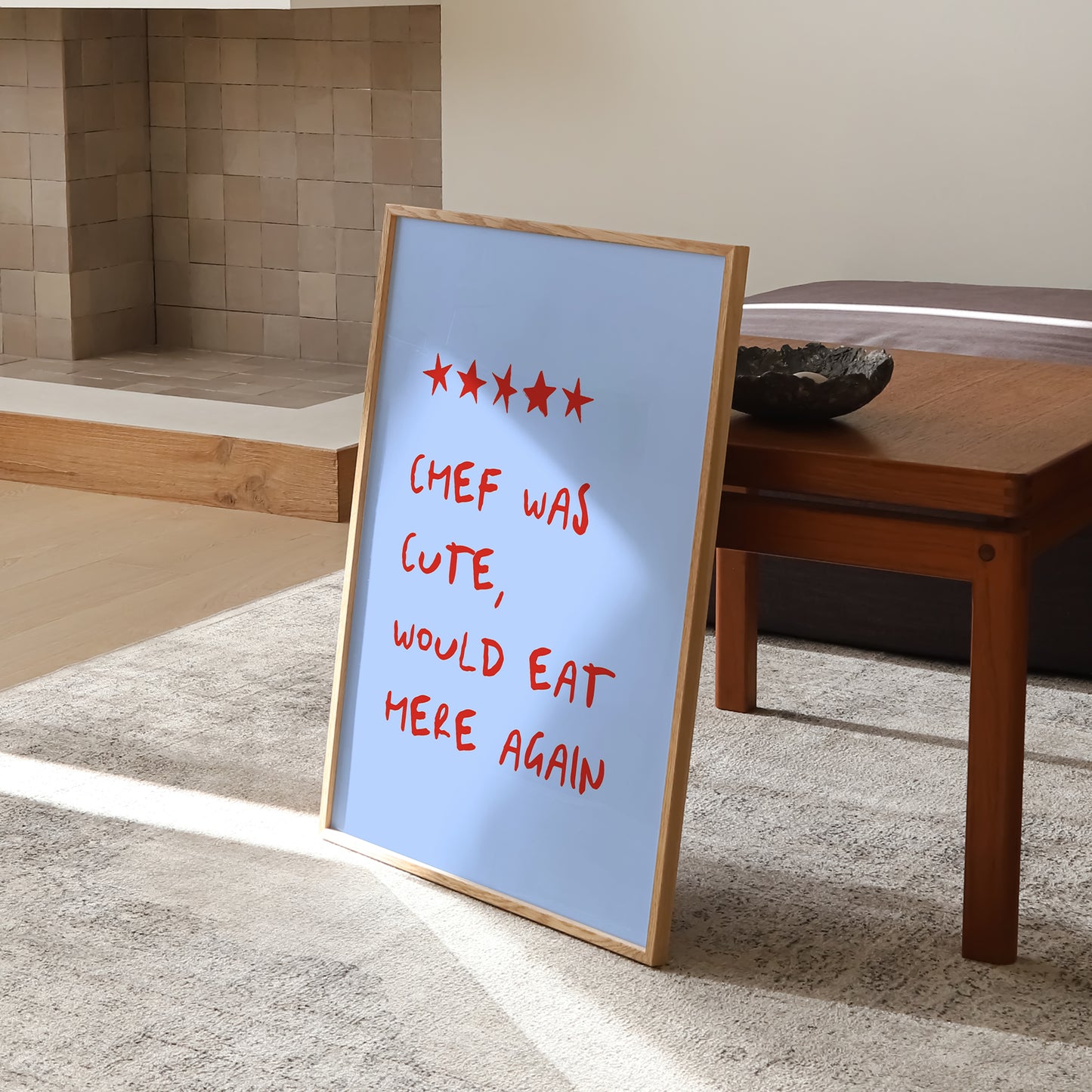 Funny Chef Review Print | 5 Colours | Kitchen