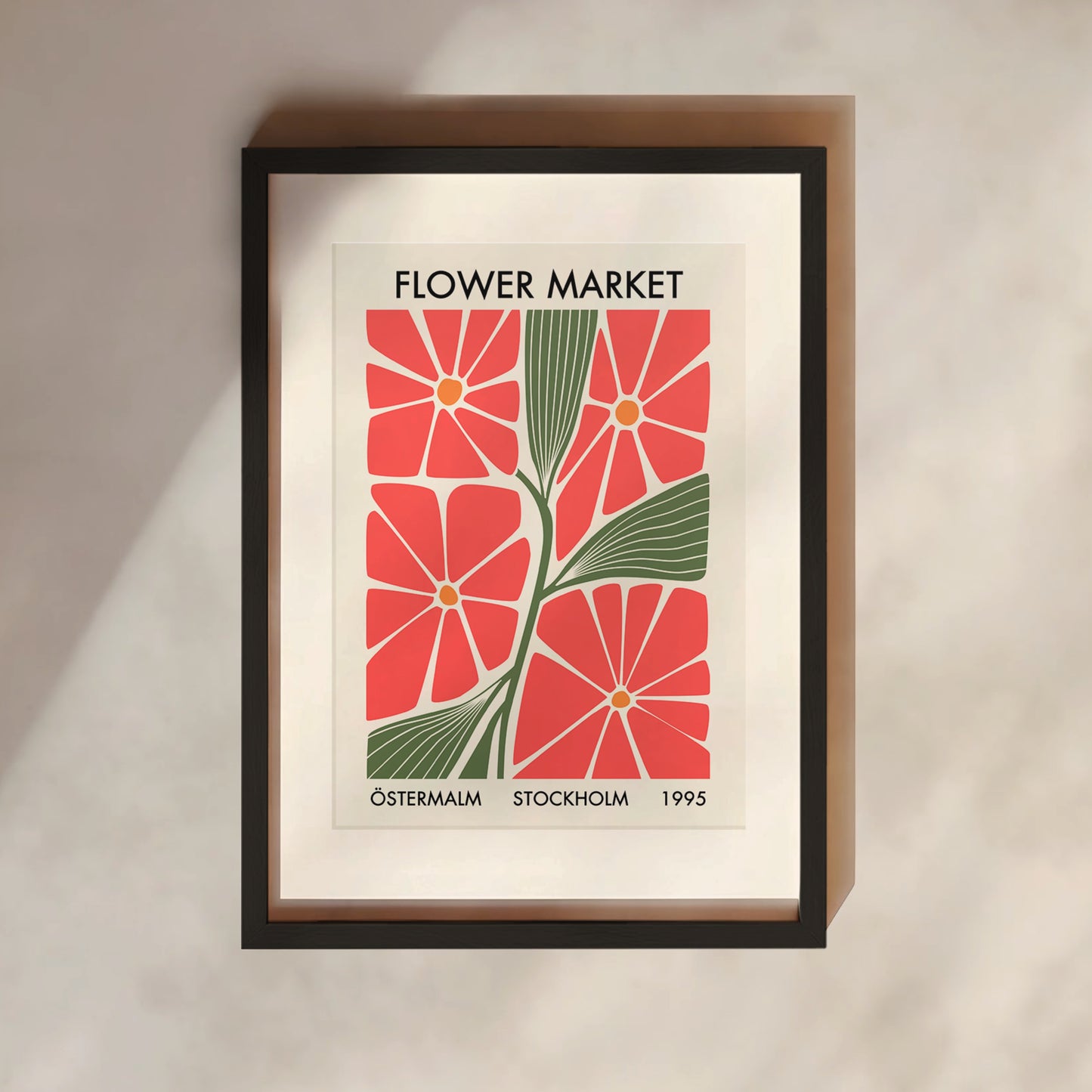 Stockholm Östermalm Flower Market Print | Flower Markets