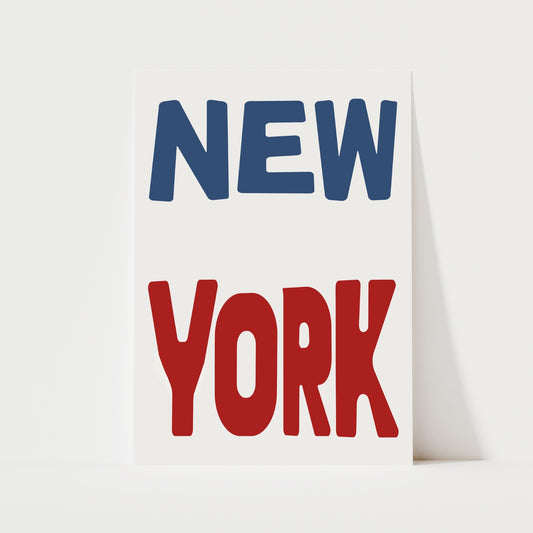 NEW YORK Print | 5 Colours | Travel