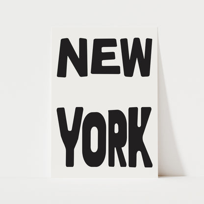NEW YORK Print | 5 Colours | Travel