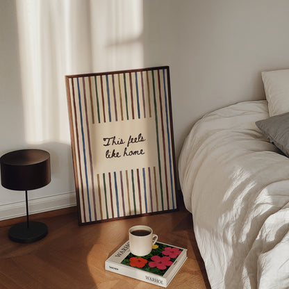 This Feels Like Home Print | 5 Colours | Typography