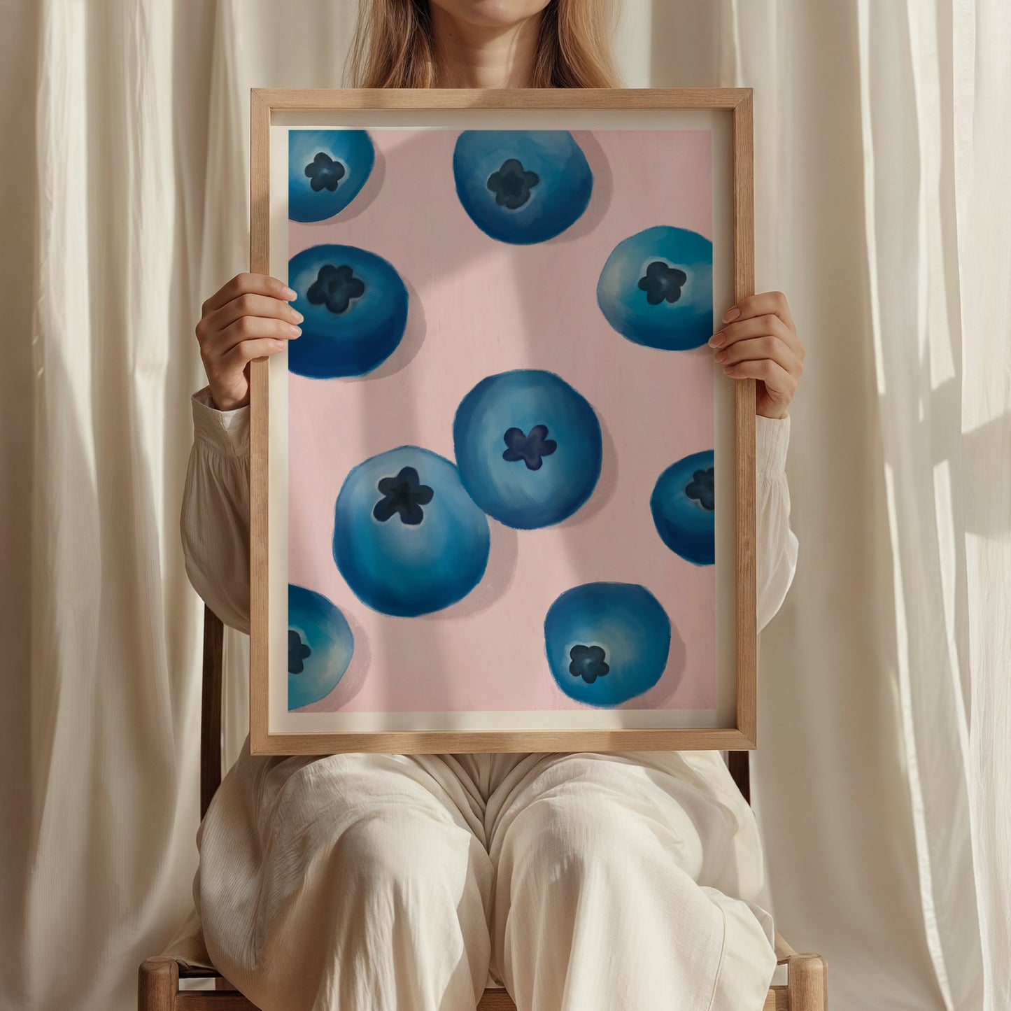 Blueberries Print | 2 Colours | Kitchen