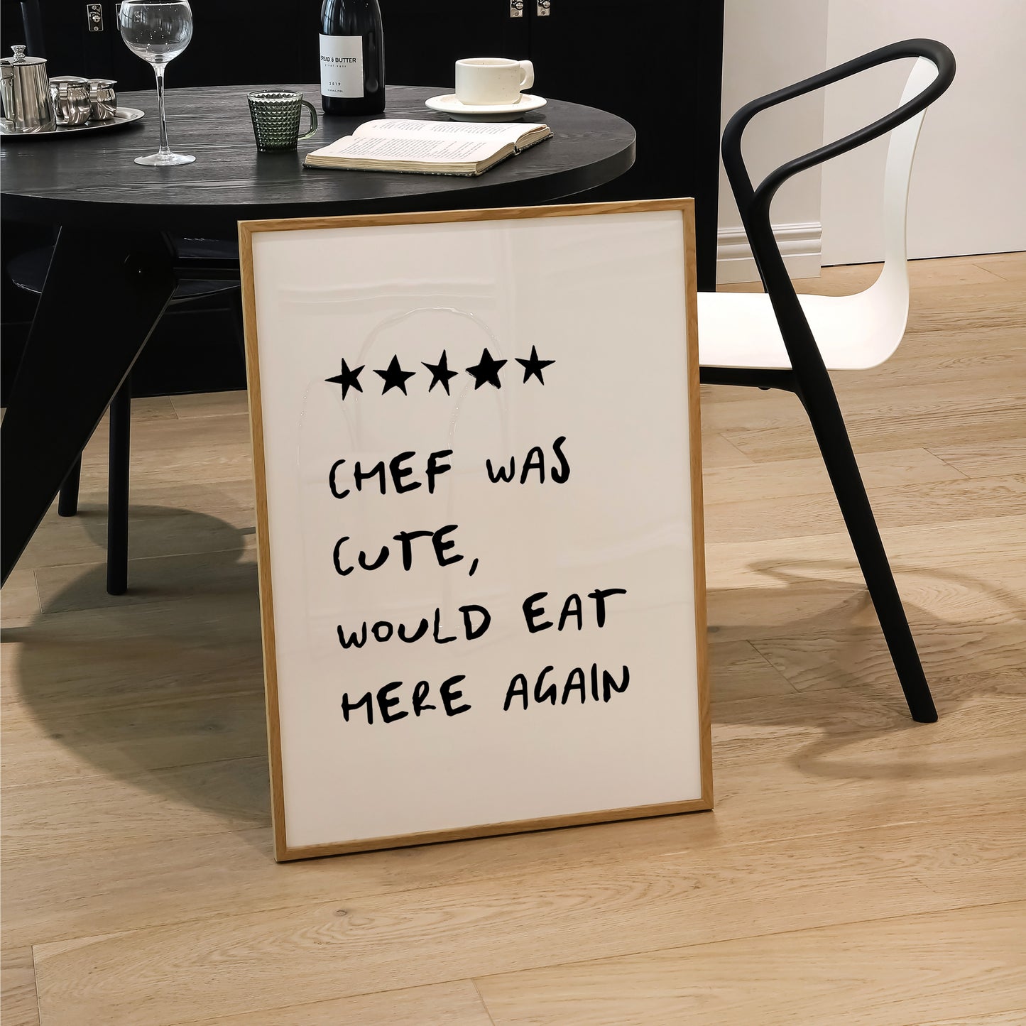 Funny Chef Review Print | 5 Colours | Kitchen