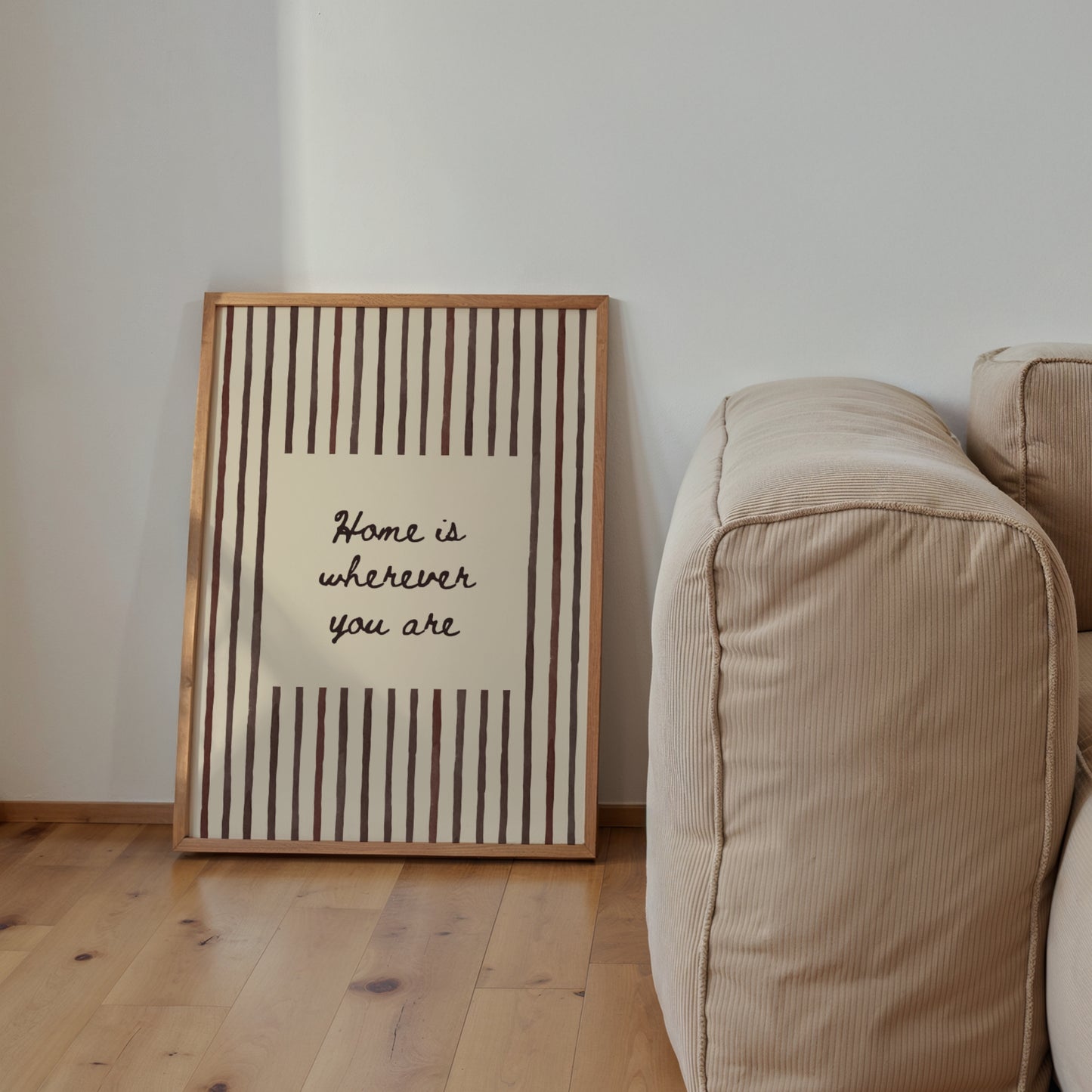Home Is Wherever You Are Print | 5 Colours | Typography