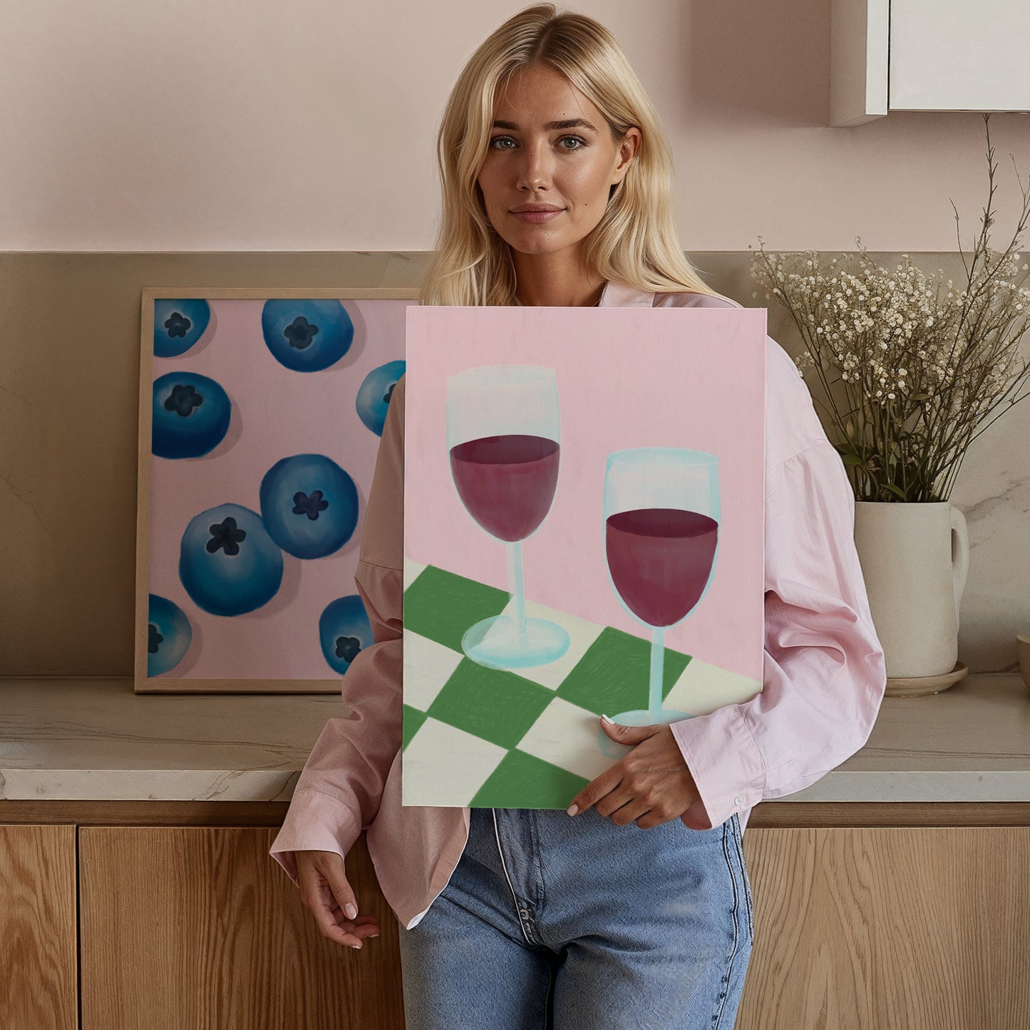 Blueberries Print | 2 Colours | Kitchen