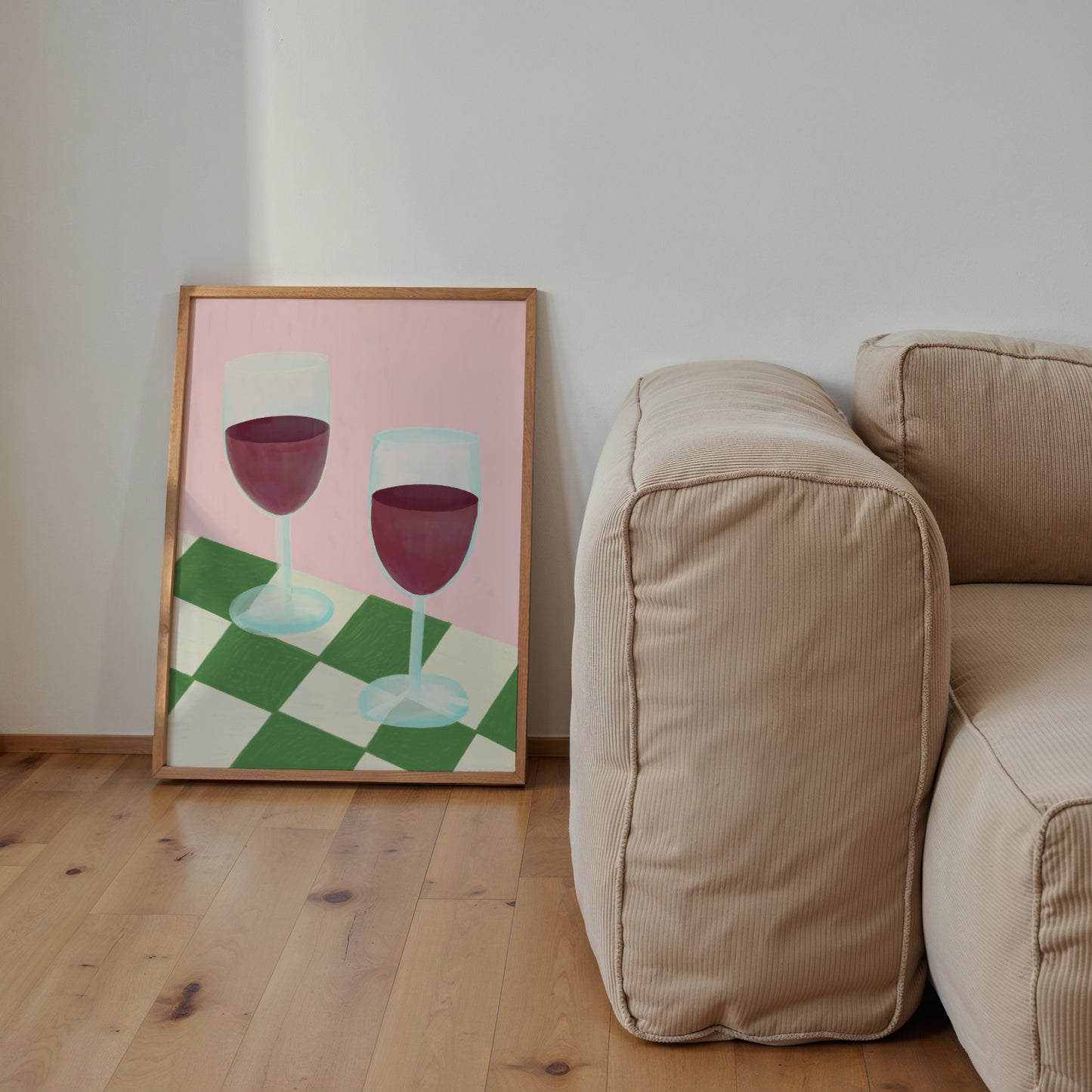 Two Wines Print | Kitchen