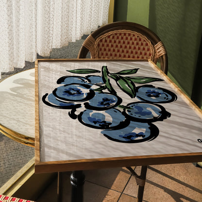 Blueberries Painting Print | Kitchen