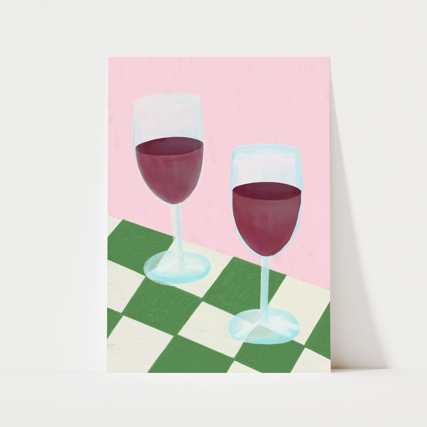 Two Wines Print | Kitchen