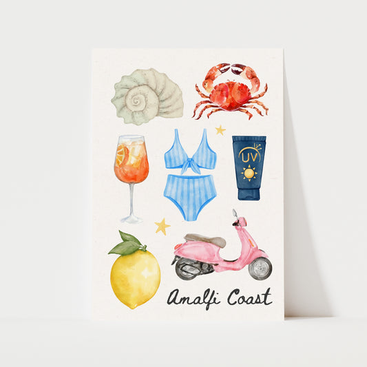 Amalfi Coast Memories Print | Travel