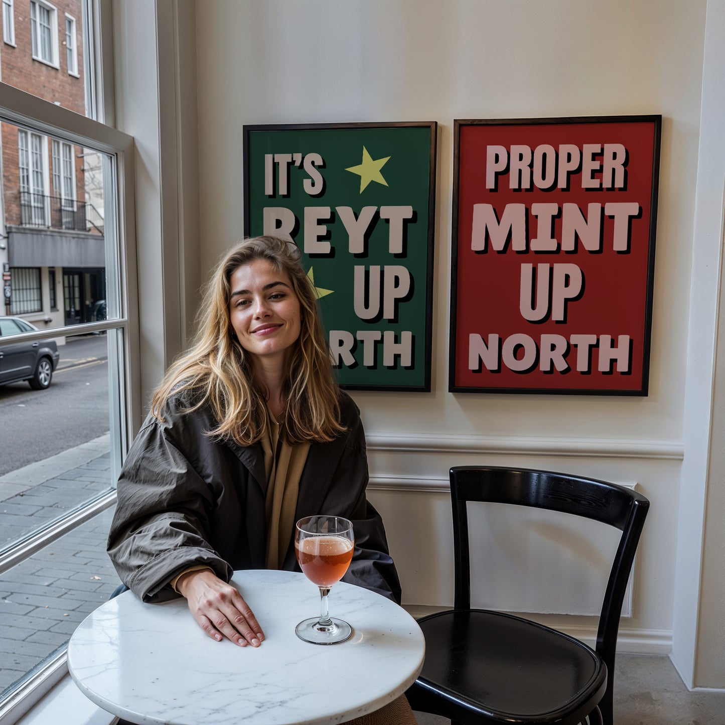 Proper Mint Up North Print | 6 Colours | Typography