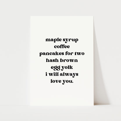 Keep Driving Lyrics Print | Clearance
