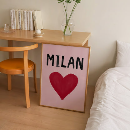 Milan Love Print | Travel