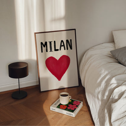 Milan Love Print | Travel