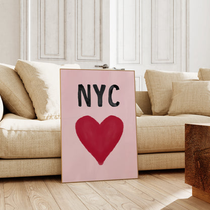 NYC Love Print | Travel