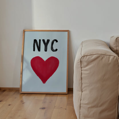 NYC Love Print | Travel