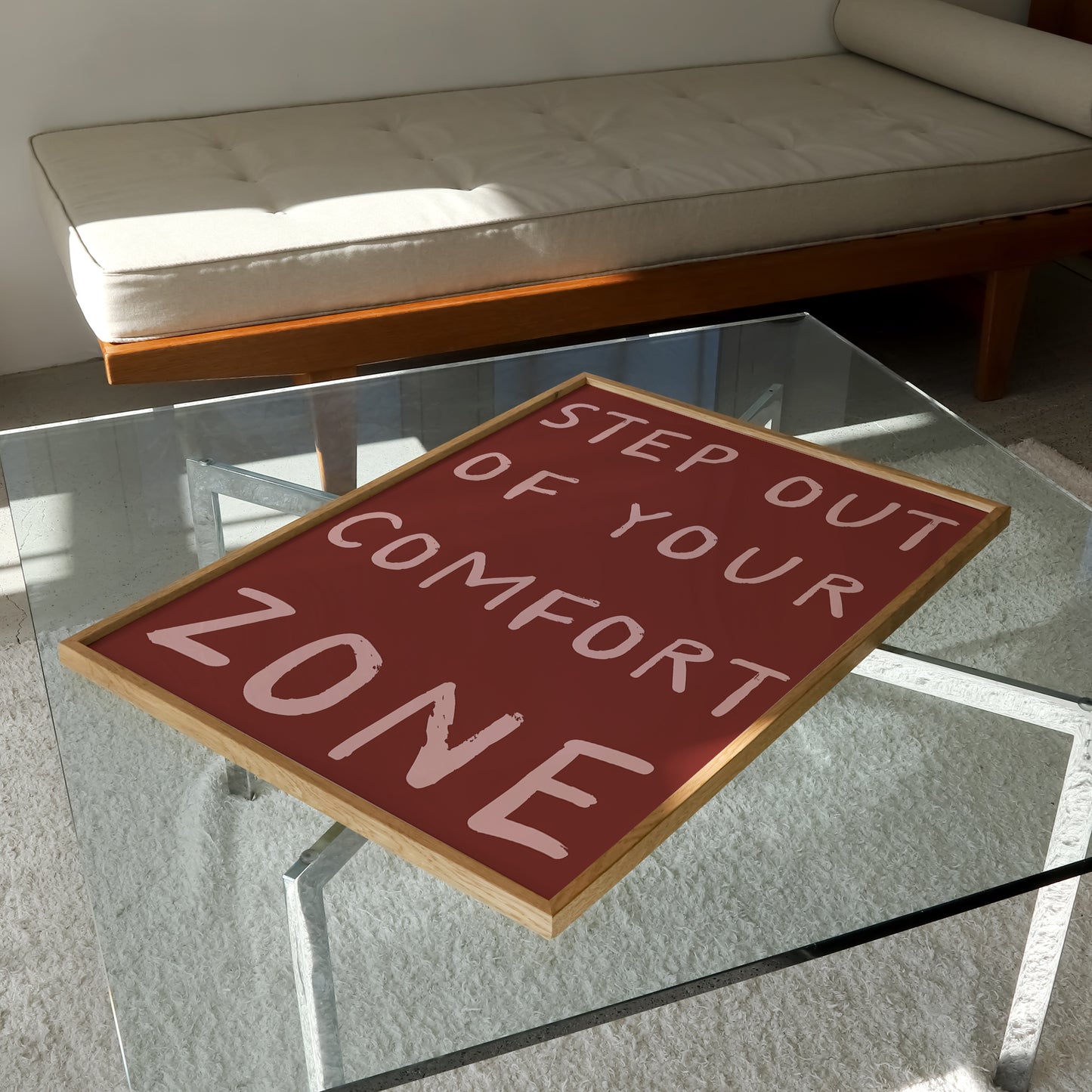 Step Out Of Your Comfort Zone Print | 6 Colours | Typography