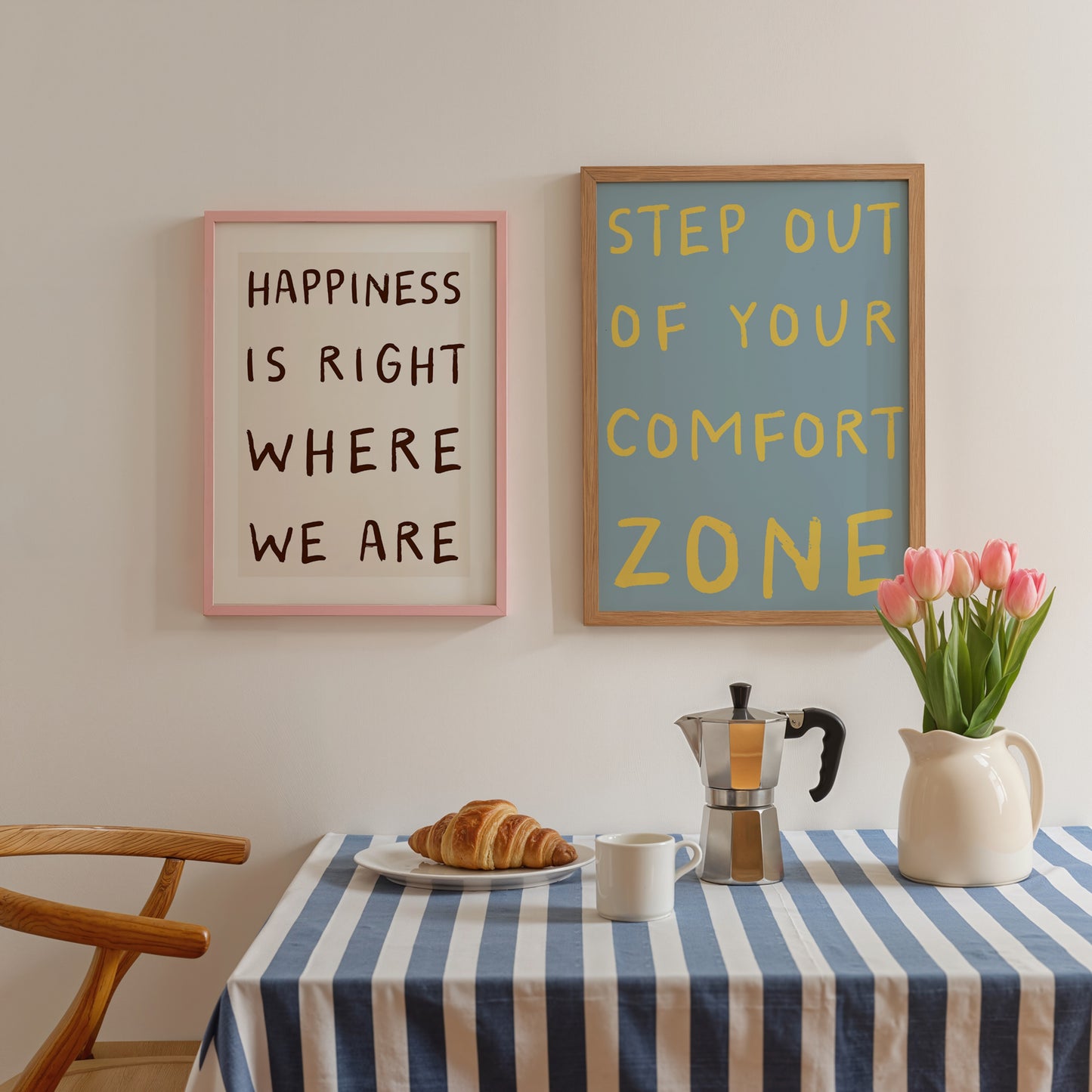 Step Out Of Your Comfort Zone Print | 6 Colours | Typography