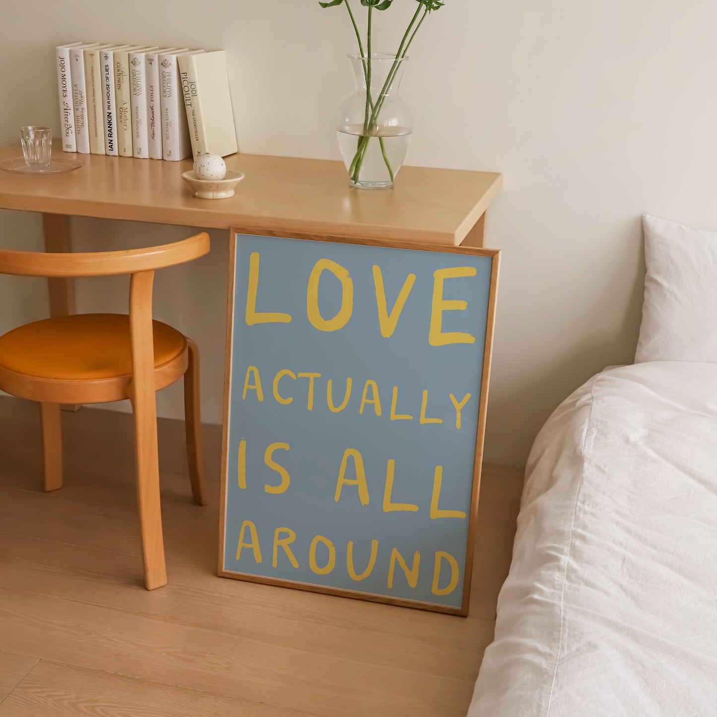 Love Actually Is All Around Print | 6 Colours | Typography