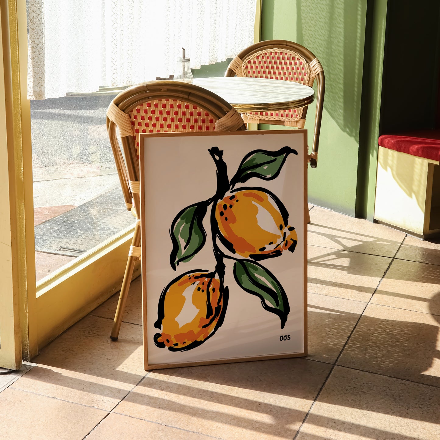 Oranges Painting Print | Kitchen