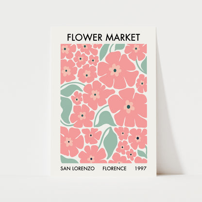 Florence San Lorenzo Flower Market Print | Flower Markets