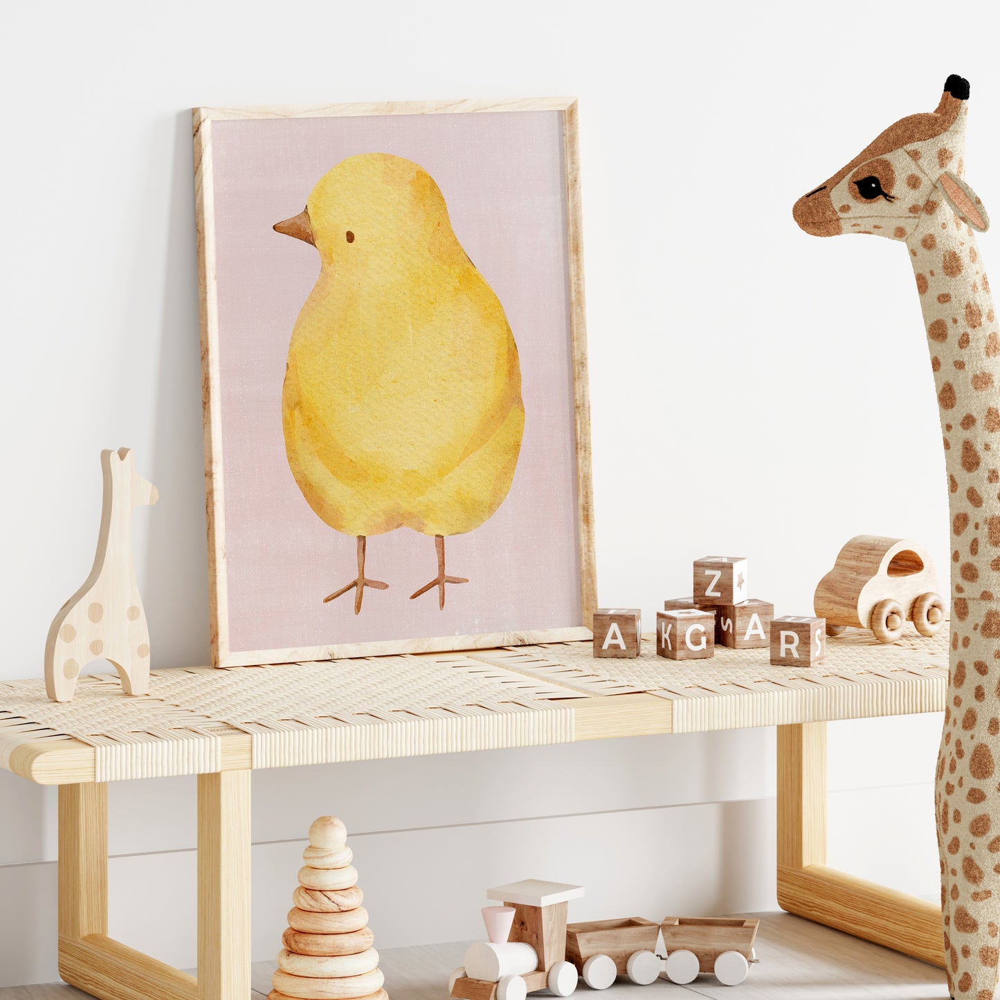 Little Chick Print | 3 Colours | Nursery & Kids