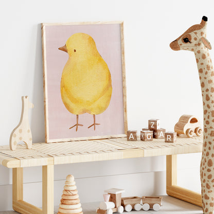 Little Chick Print | 3 Colours | Nursery & Kids