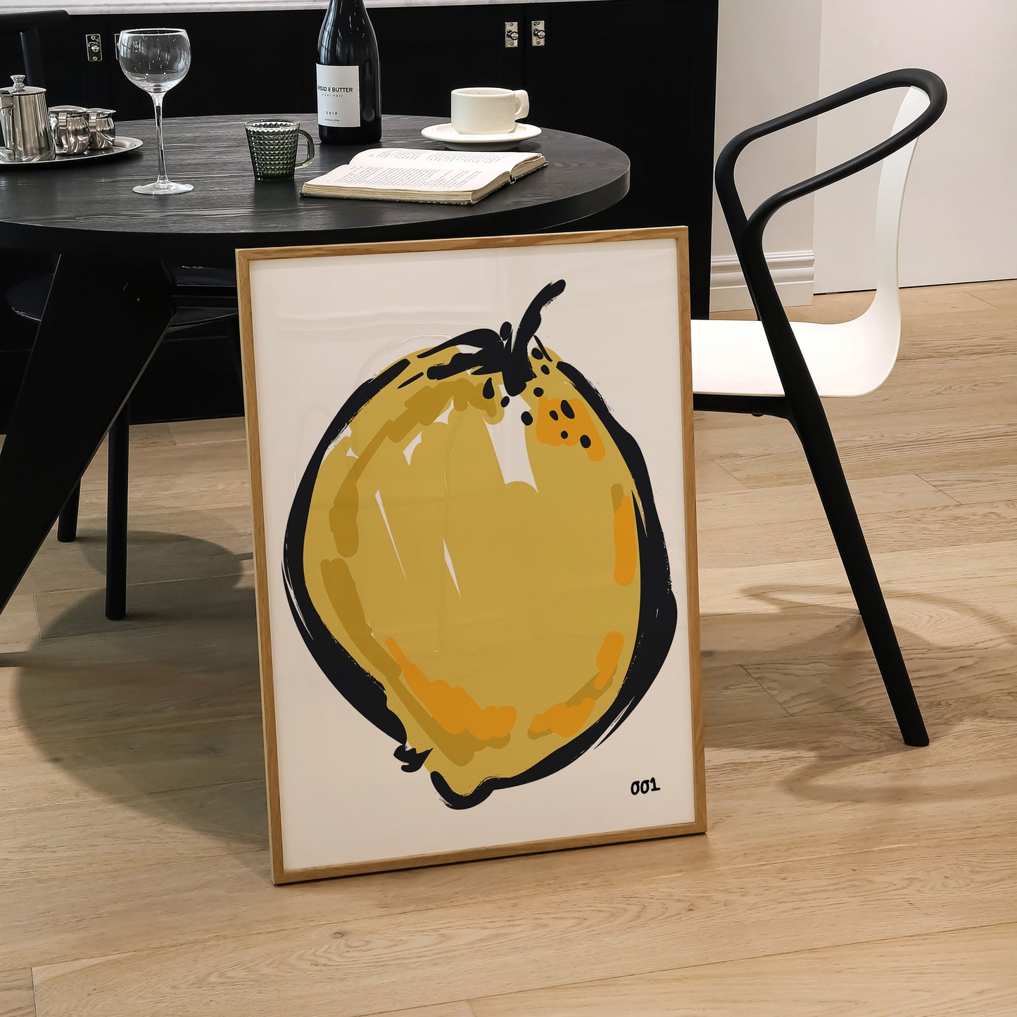 Lemon Painting Print | Kitchen