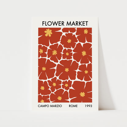 Rome Campo Marzio Flower Market Print | Flower Markets