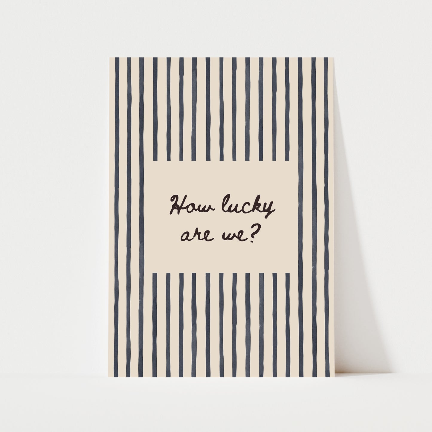 How Lucy Are We? Print | 5 Colours | Typography