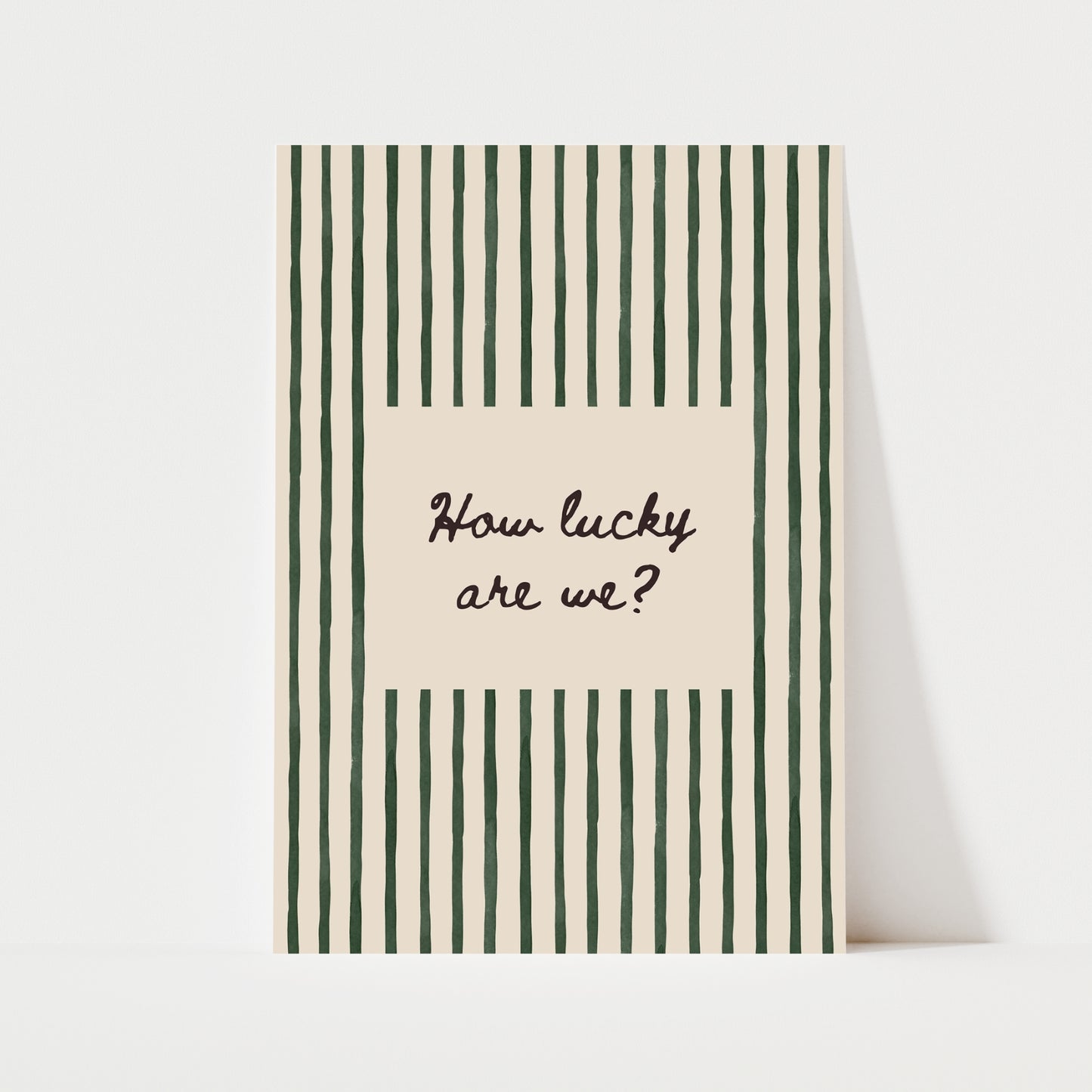 How Lucy Are We? Print | 5 Colours | Typography