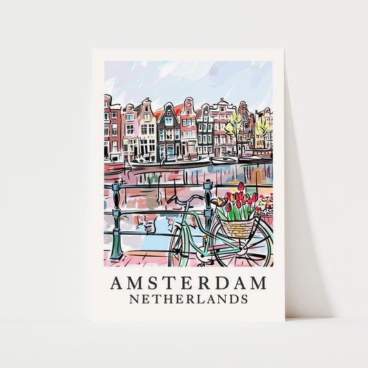 Amsterdam Netherlands Print | Travel