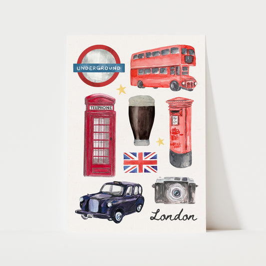 London Memories Print | Travel