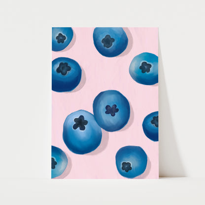 Blueberries Print | 2 Colours | Kitchen