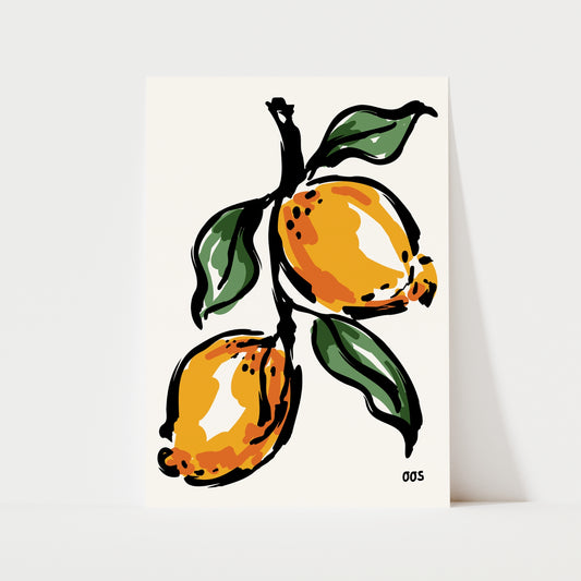 Oranges Painting Print | Kitchen