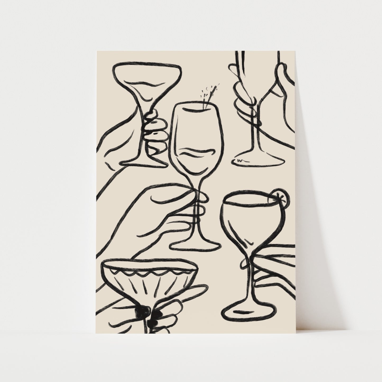 Cheers Print | 5 Colours | Kitchen