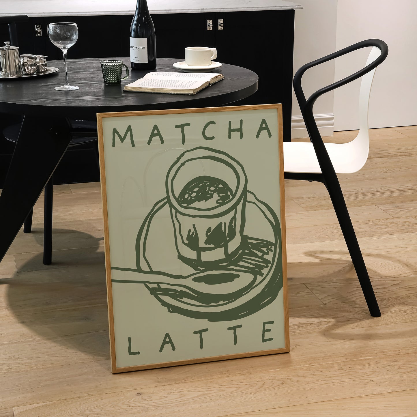 Matcha Latte Print | 4 Colours | Kitchen
