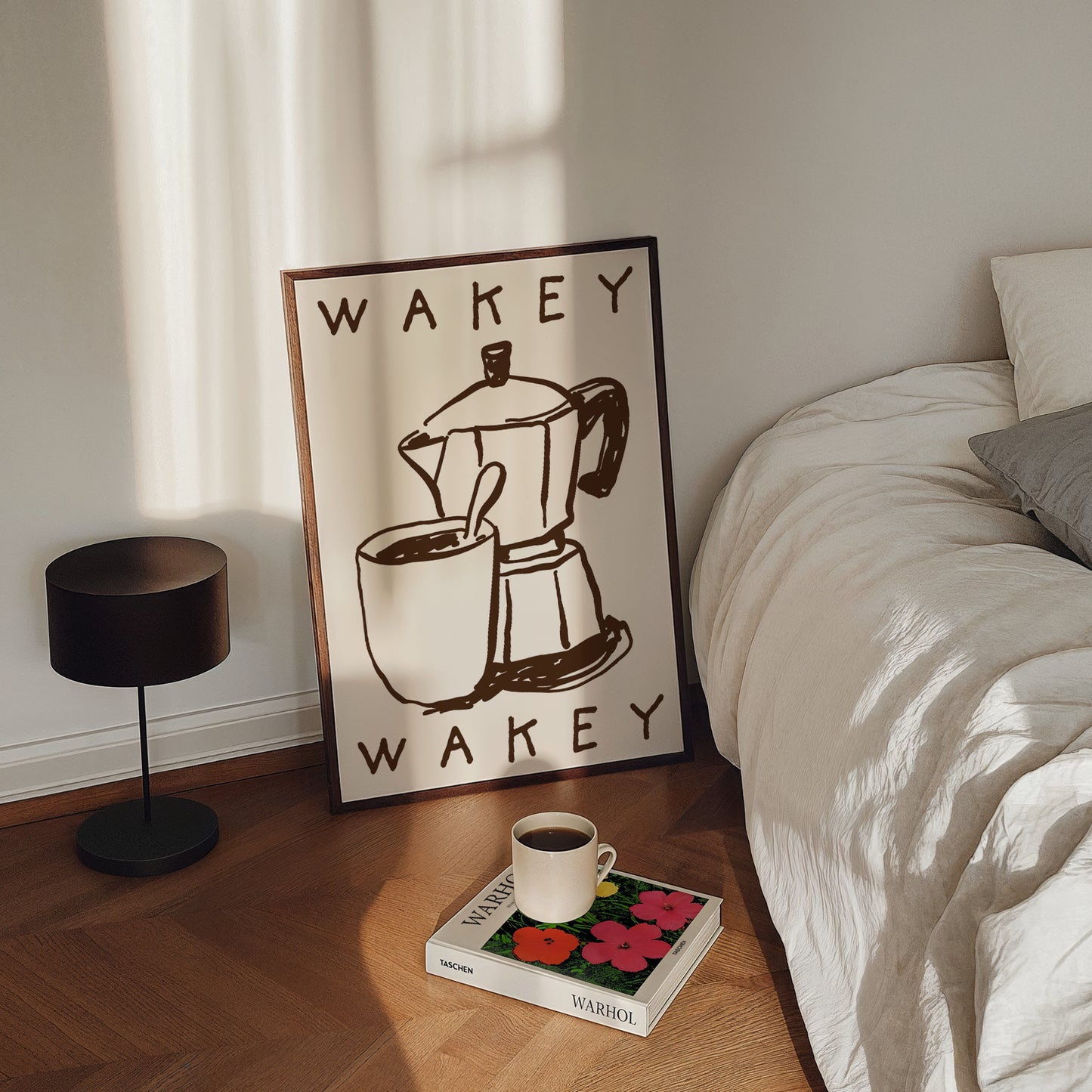 Wakey Wakey Print | 5 Colours | Kitchen