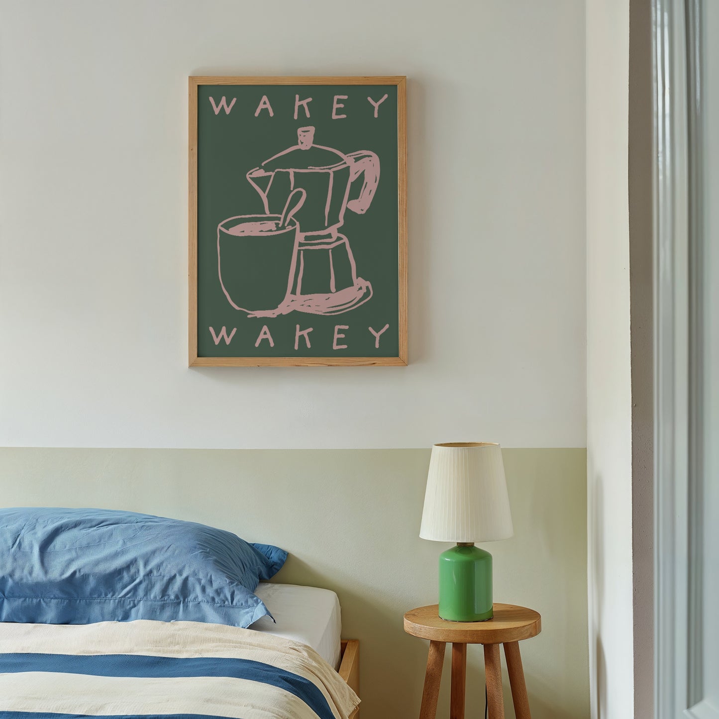 Wakey Wakey Print | 5 Colours | Kitchen