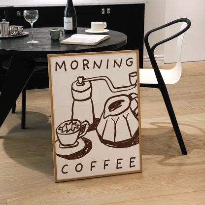 Morning Coffee Print | 5 Colours | Kitchen