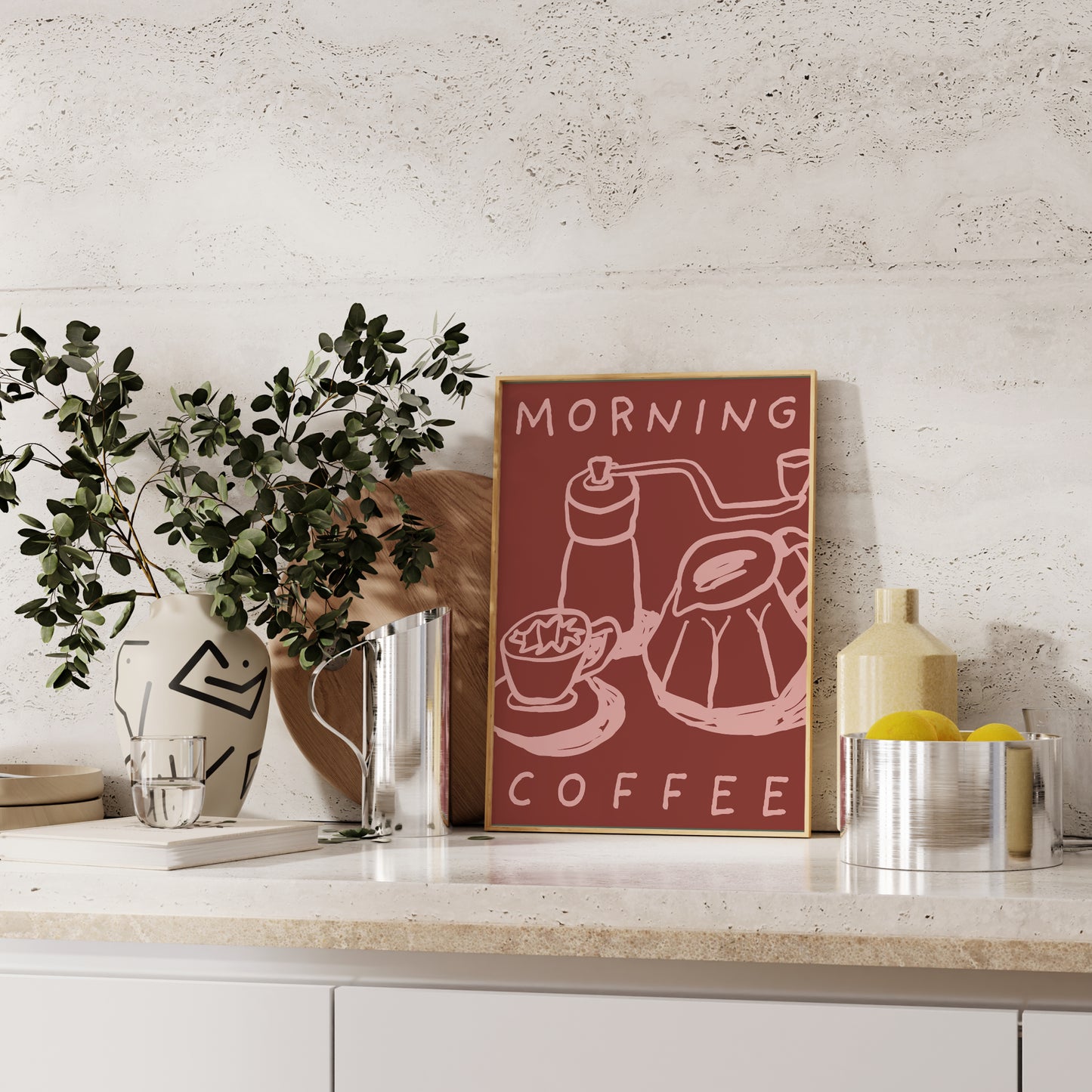 Morning Coffee Print | 5 Colours | Kitchen