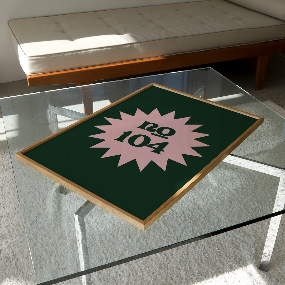 Custom House Number Emblem Print | 4 Colours | Personalised