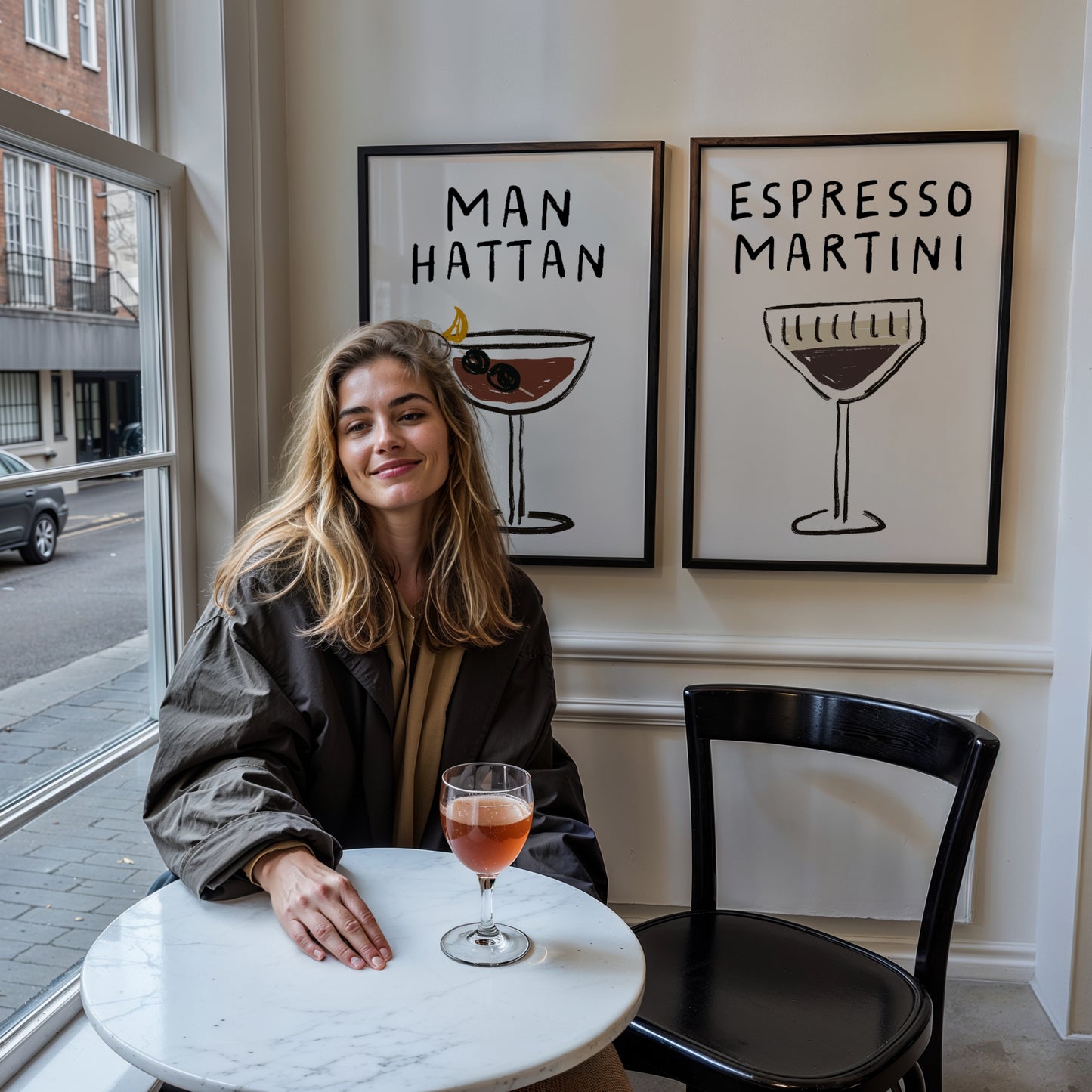 Espresso Martini Doodle Print | Cocktails