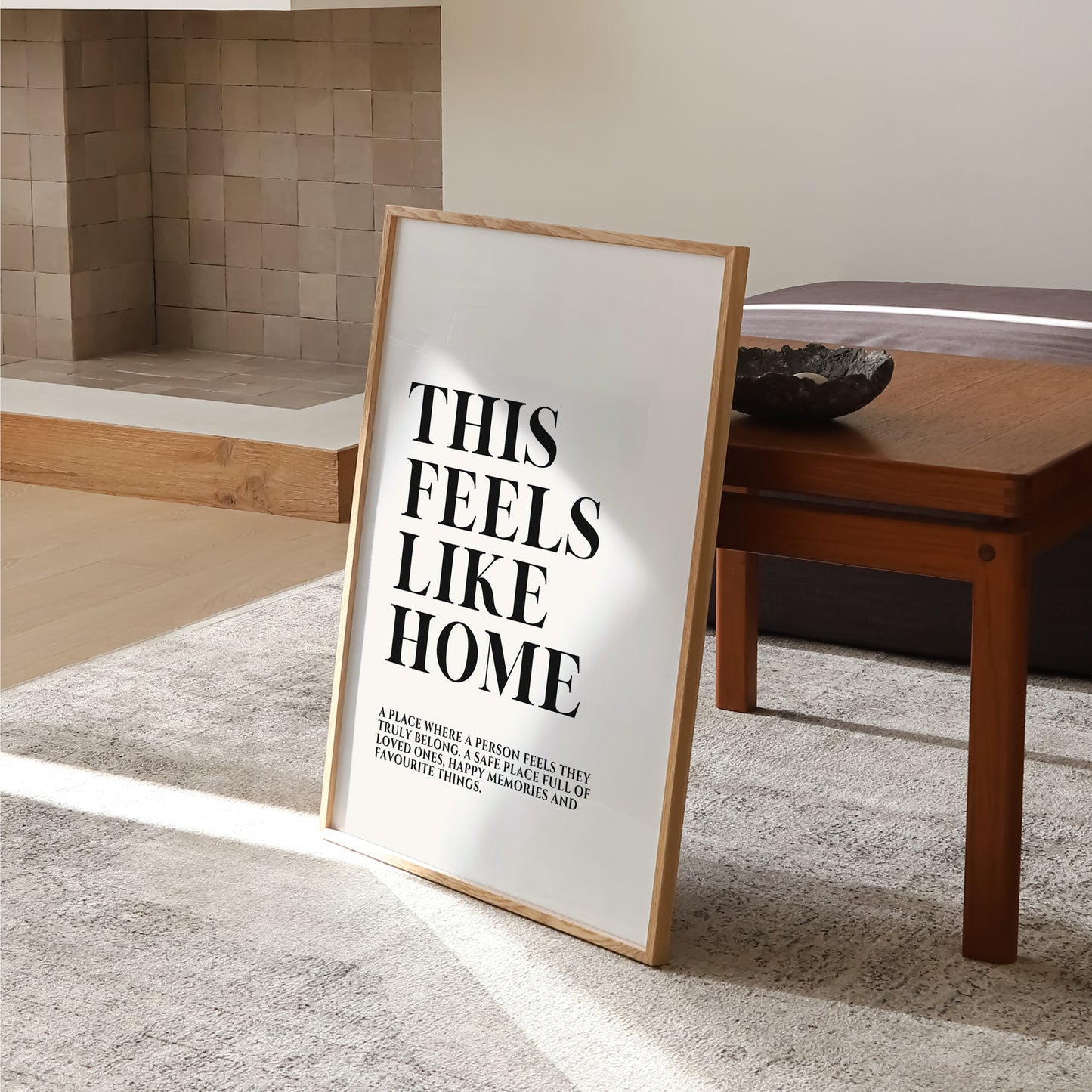 This Feels Like Home Print | 2 Colours | Typography