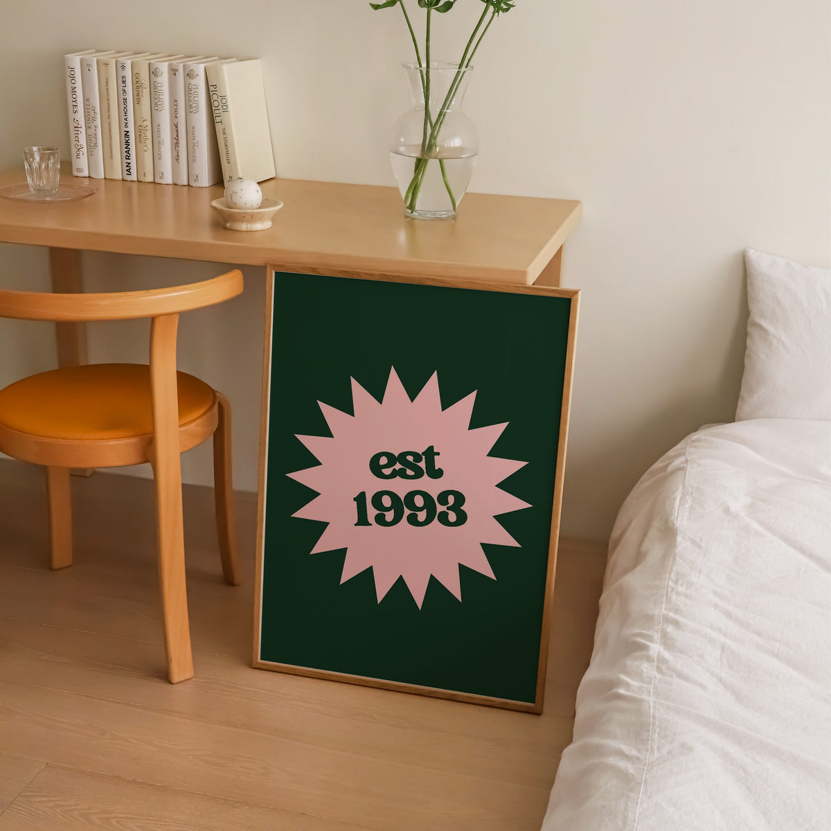 Custom Year Emblem Print | 4 Colours | Personalised