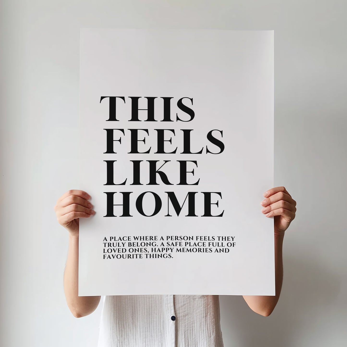 This Feels Like Home Print | 2 Colours | Typography