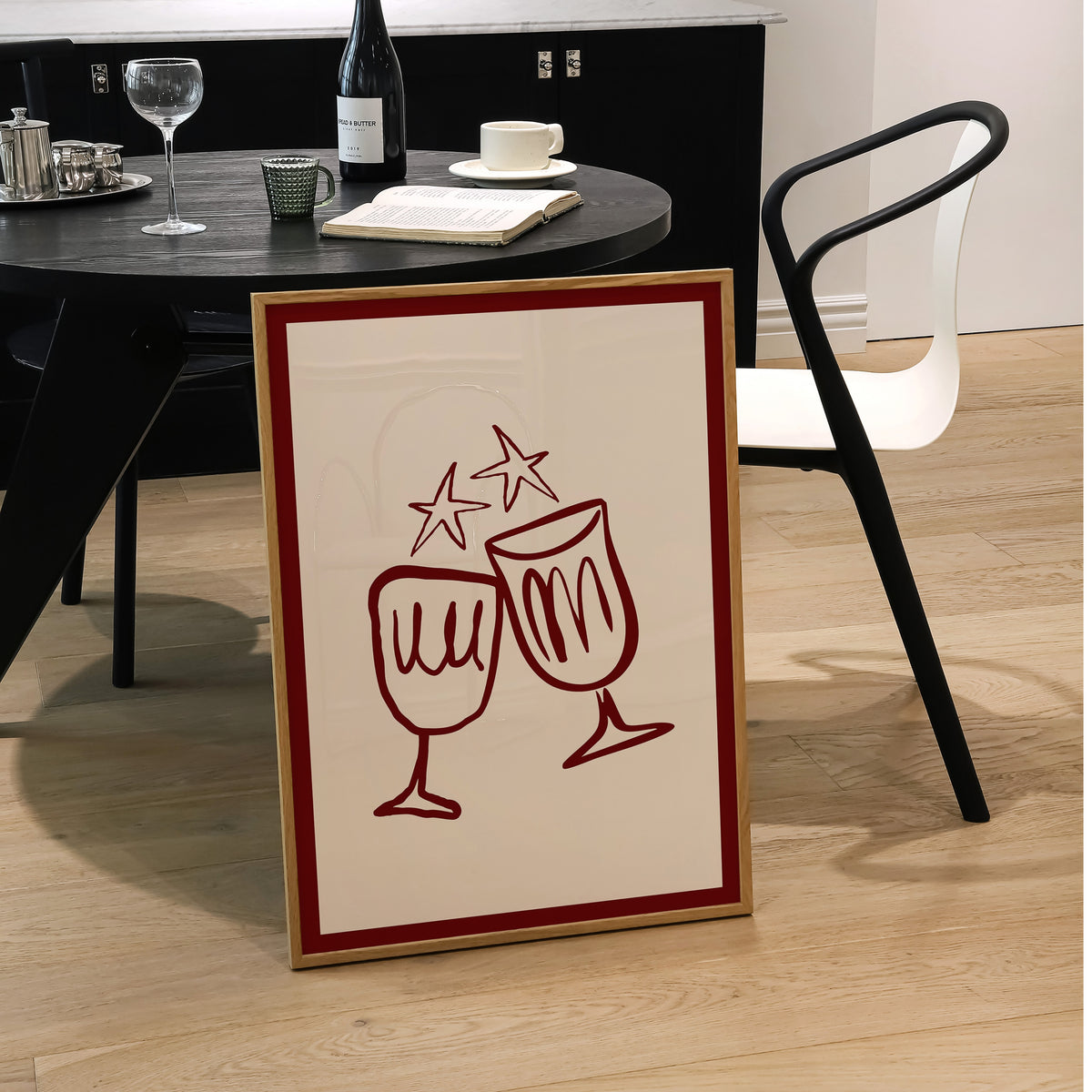 Whimsical Wine Print | Kitchen