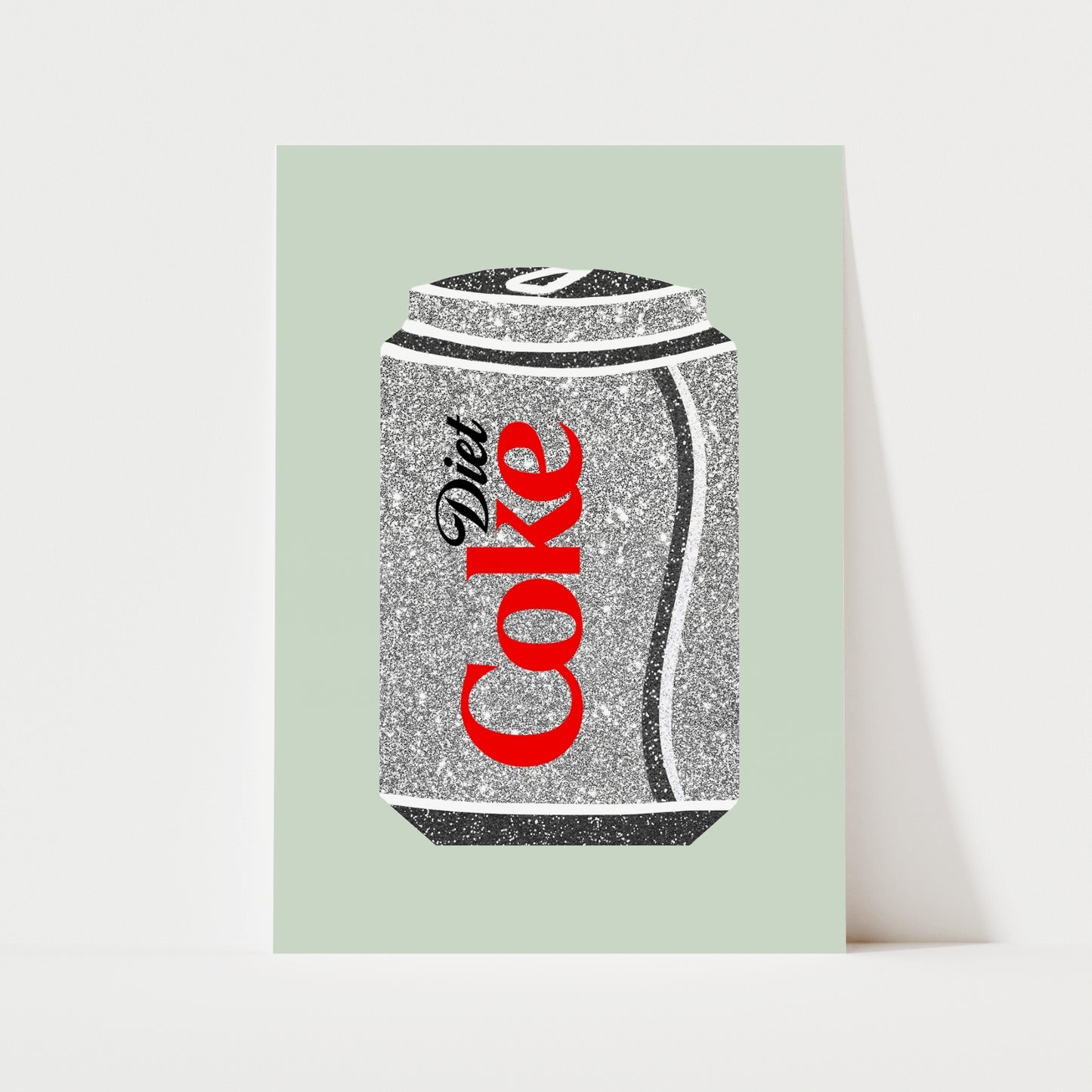 Diet Coke Glitter Print | 4 Colours | Funky