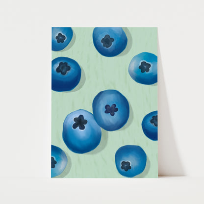 Blueberries Print | 2 Colours | Kitchen