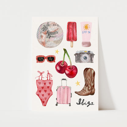 Ibiza Memories Print | Travel
