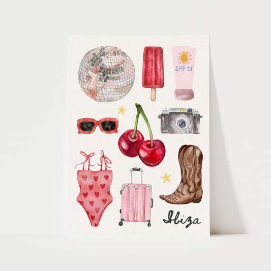 Ibiza Memories Print | Travel